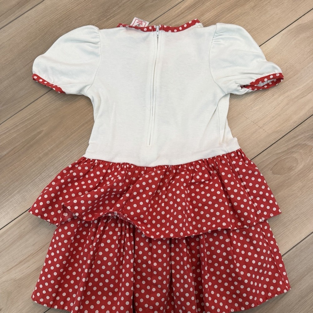 Vintage Disney Wear Minnie Mouse Dress – Toddler Size Large Made In USA 3T/4T - Picture 5 of 7